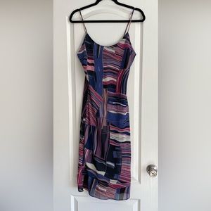Vintage Tempo Paris Geometric Dress